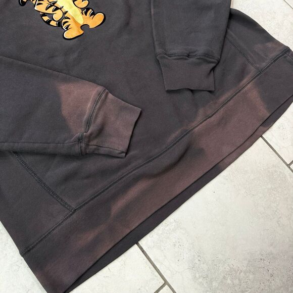 VTG Disney Tigger Winnie The Pooh Grey Crewneck Sweater Size XXL Vintage Fade - Picture 4 of 8